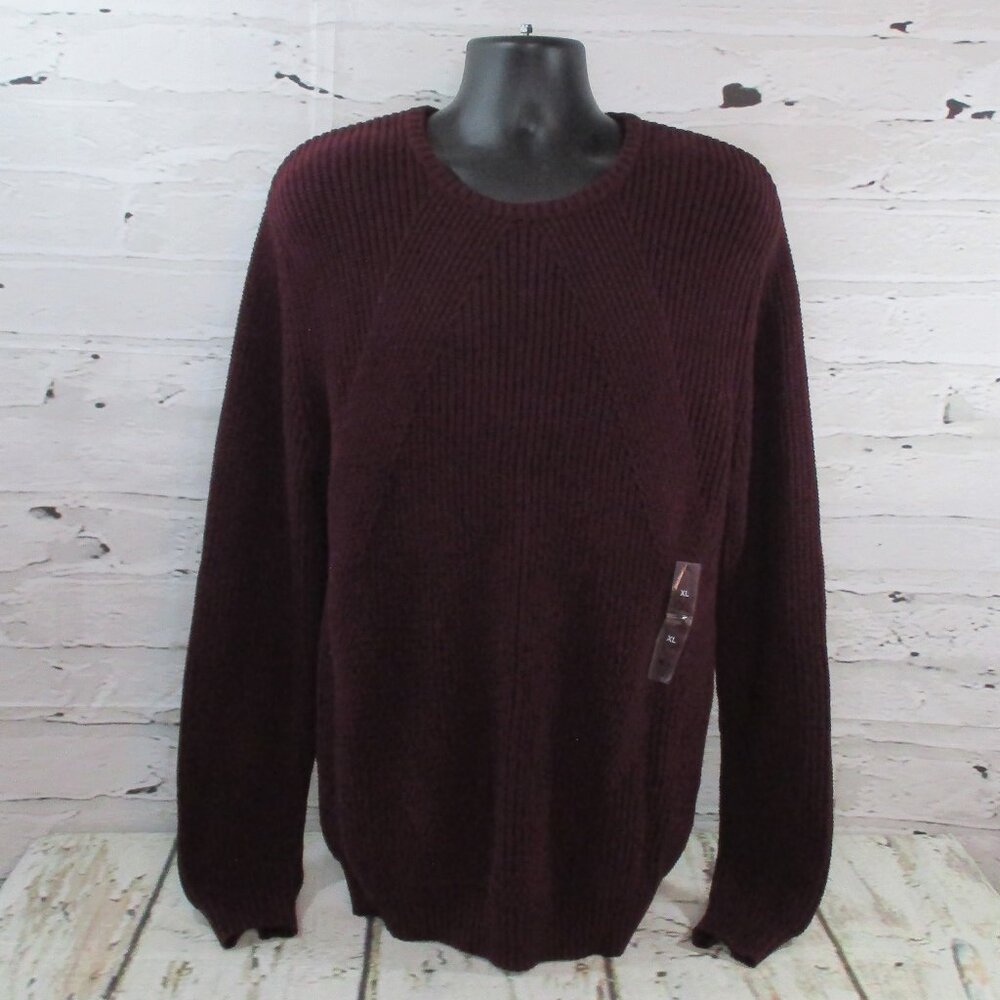 INC International Concepts Chunky Ribbed Knit Sweater